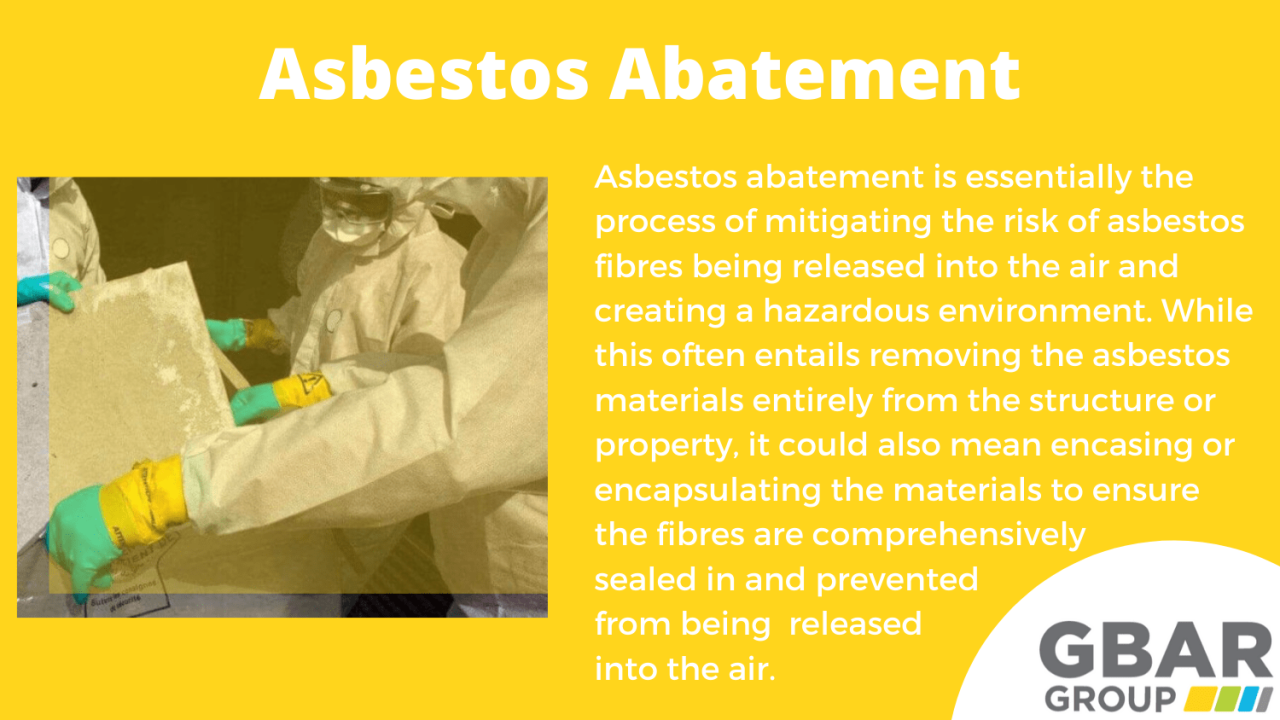Asbestos remediation